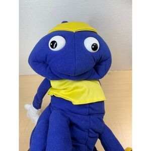 Standard Publishing Blue Gym Workout Ant Hand Puppet 2003 Plush Character Toy‎